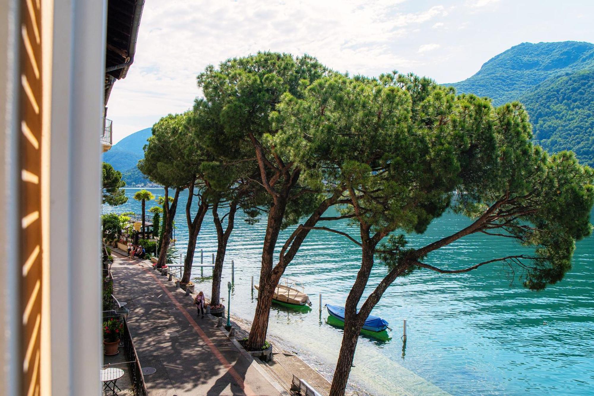 Il Balcone Sul Lago By Quokka 360 - Historic Lakeside Flat In Morcote Exterior photo